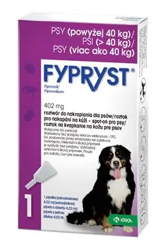Fypryst Spot-on Dog XL sol 1x4,02ml (nad 40kg) Novinka