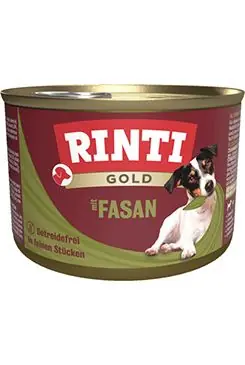 Rinti Dog Gold konzerva bažant 185g Autentický