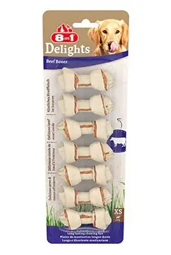 Expresní Doručení Kost žvýkací Delights Beef XS 7ks