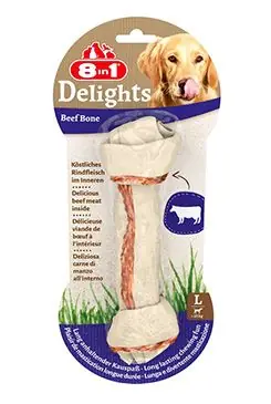 Kost žvýkací Delights Beef L 1ks Ověřený