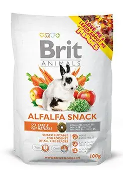 Brit Animals Alfalfa Snack for Rodents 100g Přímo Od Výrobce