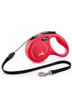 Značkový Vodítko FLEXI Classic NEW M lanko 5m/20kg červená