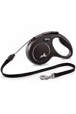Super Cena Vodítko FLEXI Classic NEW M lanko 5m/20kg černá