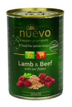 Nuevo pes senior jehněčí s ovesnými vl. konz. 400g Sleva
