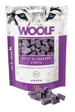 Must-Have WOOLF pochoutka soft blueberry strips 100g