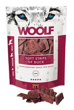 WOOLF pochoutka soft strips of duck 100g Cenová Bomba