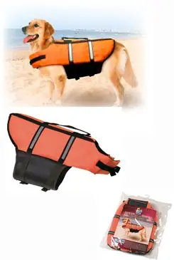 Nejlepší Volba Vesta plavací Dog L 40cm oranžová