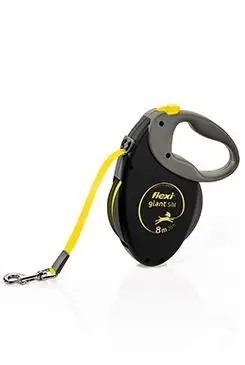 Levný Vodítko FLEXI Giant M 8m/25kg Pásek neon
