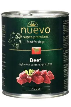 Vysoce Kvalitní Nuevo pes adult Hovězí konz. 800g