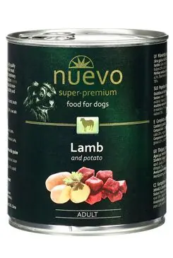 Akce Nuevo pes adult Jehněčí - Classic konz. 800g