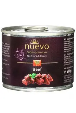 Nuevo kočka adult Hovězí konz. 200g Pouze Dnes