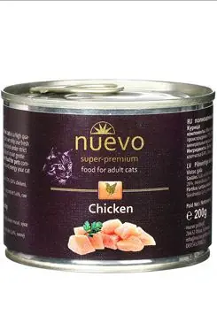Poslední Šance Nuevo kočka adult Kuře konz. 200g