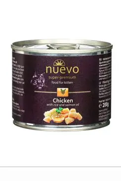 Nuevo kotě kuře konz. 200g Autentický