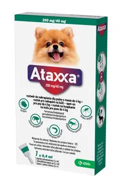 Ataxxa Spot-on Dog S 200mg/40mg 1x0,4ml Jen Po Omezenou Doba