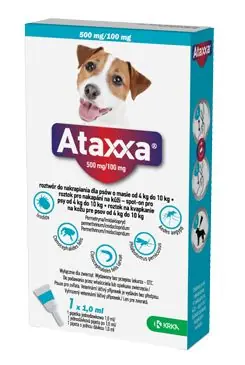 Ataxxa Spot-on Dog M 500mg/100mg 1x1ml Oblíbený