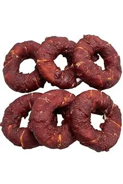 Pochoutka Donut s kachním masem 10cm 6ks Jen Po Omezenou Doba