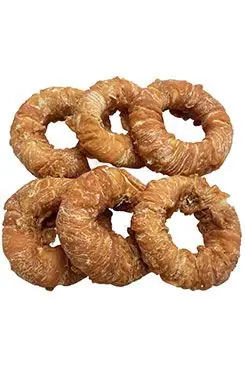 Značkový Pochoutka Donut s kuřecím masem 10cm 6ks