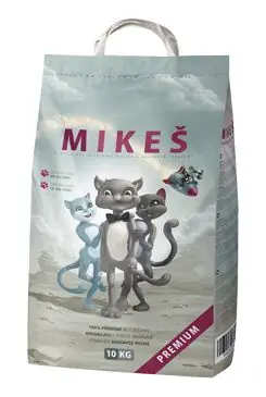 Mikeš Premium Podestýlka kočka pohlc. pachu 10kg Nová Kolekce