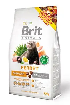 Speciální Cena Brit Animals Ferret 700g