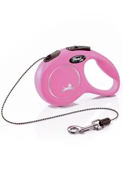 Akce Vodítko FLEXI Classic NEW XS lanko 3m/8kg růžová