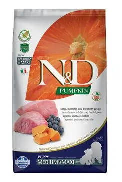 Objednat Nyní N&D Pumpkin DOG Puppy M/L Lamb & Blueberry 12kg