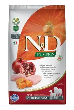 Autentický N&D Pumpkin DOG Adult M/L Chicken&Pomegranate 12kg