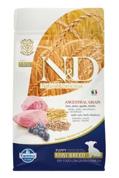 N&D LG DOG Puppy Mini Lamb & Blueberry 800g Omezená Nabídka