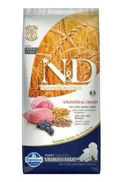 N&D LG DOG Puppy M/L Lamb & Blueberry 12kg Nejlepší Volba