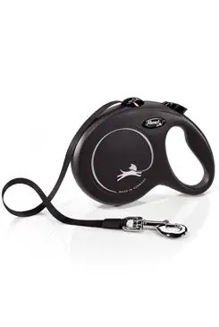 Tovární Cena Vodítko FLEXI Classic NEW L pásek 5m/50kg černá