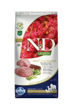 Finální Výprodej N&D Quinoa DOG Weight Management Lamb & Broccoli 7kg