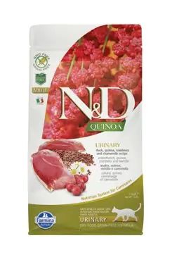N&D Quinoa CAT Urinary Duck & Cranberry 1,5kg Vrácení Zdarma