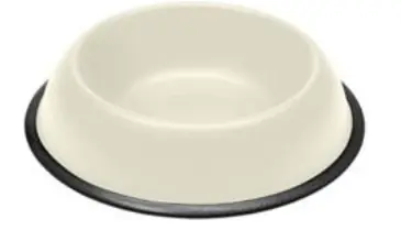 Miska kovová protiskluz MIRA KC 76 Ivory 0,9l FP Super Cena