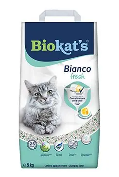 Podestýlka Biokat‘s Bianco Fresh Control 5kg Nízká Cena