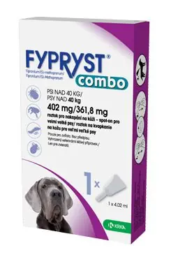 Fypryst combo spot-on 402/361,8mg pes obří 1 pip Nejprodávanější