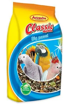 Avicentra Classic menu velký papoušek 1kg Speciální Cena