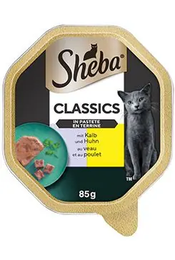 Oblíbený Sheba vanička Telecí a kuřecí paštika 85g