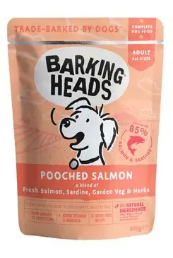 Poslední Šance BARKING HEADS Pooched Salmon kapsička 300g