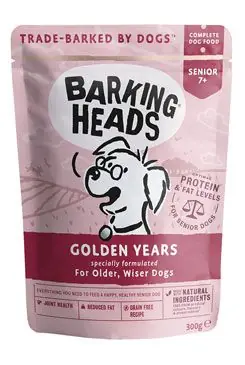 Dokud Zásoby Vydrží BARKING HEADS Golden Years kapsička NEW 300g