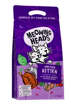 Nejprodávanější MEOWING HEADS Smitten Kitten 1,5kg