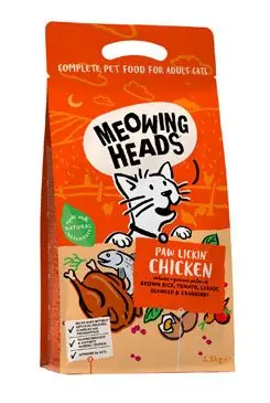 MEOWING HEADS Paw Lickin’ Chicken 1,5kg Časově Omezené