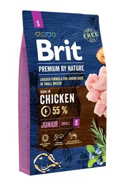 Akční Nabídka Brit Premium Dog by Nature Junior S 8kg