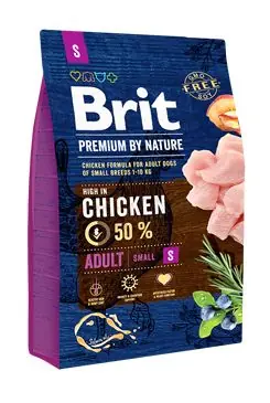 Brit Premium Dog by Nature Adult S 3kg Speciální Cena