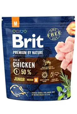 Akční Cena Brit Premium Dog by Nature Junior M 1kg