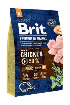 Rychlé Dodání Brit Premium Dog by Nature Junior M 3kg