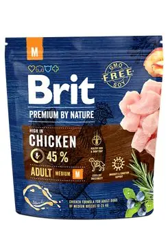 Brit Premium Dog by Nature Adult M 1kg Poslední Šance