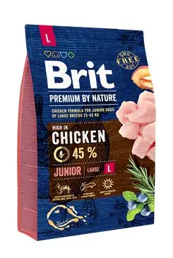 Koupit Online Brit Premium Dog by Nature Junior L 3kg