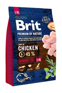 Brit Premium Dog by Nature Senior L+XL 3kg Oblíbený