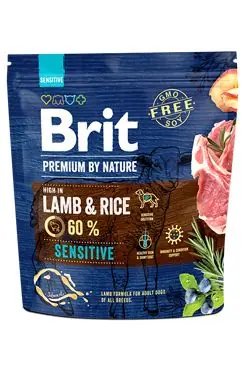 Poslední Šance Brit Premium Dog by Nature Sensitive Lamb 1kg