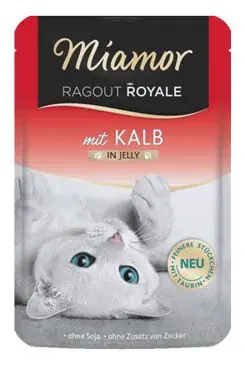 Hit Sezóny Miamor Cat Ragout kapsa Royale telecí v želé 100g