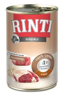 Akční Cena Rinti Dog Sensible konzerva jehně+rýže 400g